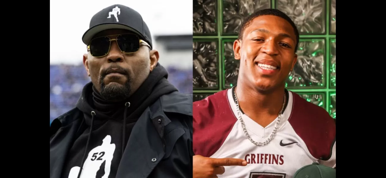 After his son tragically passed away, Ray Lewis accepts his college degree on his behalf.