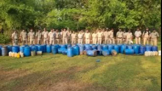 Authorities have found and shut down secret alcohol production facilities in the city of Keonjhar.