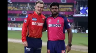 Rajasthan Royals choose to bat first against Punjab Kings and Tom-Kohler Cadmore is substituted in for Buttler.