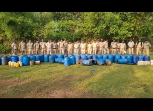 Authorities have found and shut down secret alcohol production facilities in the city of Keonjhar.