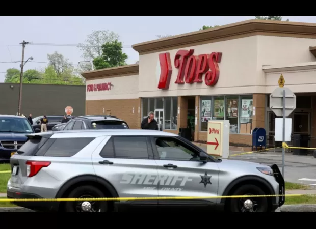 A new memorial in Buffalo commemorates the lives lost in a tragic shooting at a supermarket in 2022.