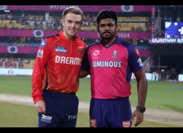 Rajasthan Royals choose to bat first against Punjab Kings and Tom-Kohler Cadmore is substituted in for Buttler.