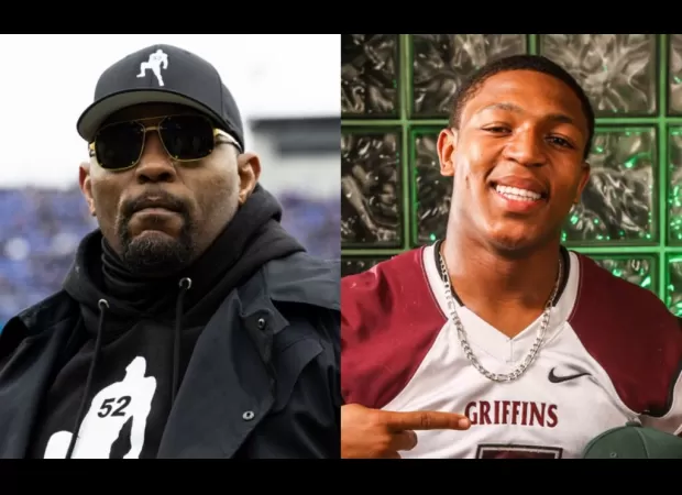 After his son tragically passed away, Ray Lewis accepts his college degree on his behalf.