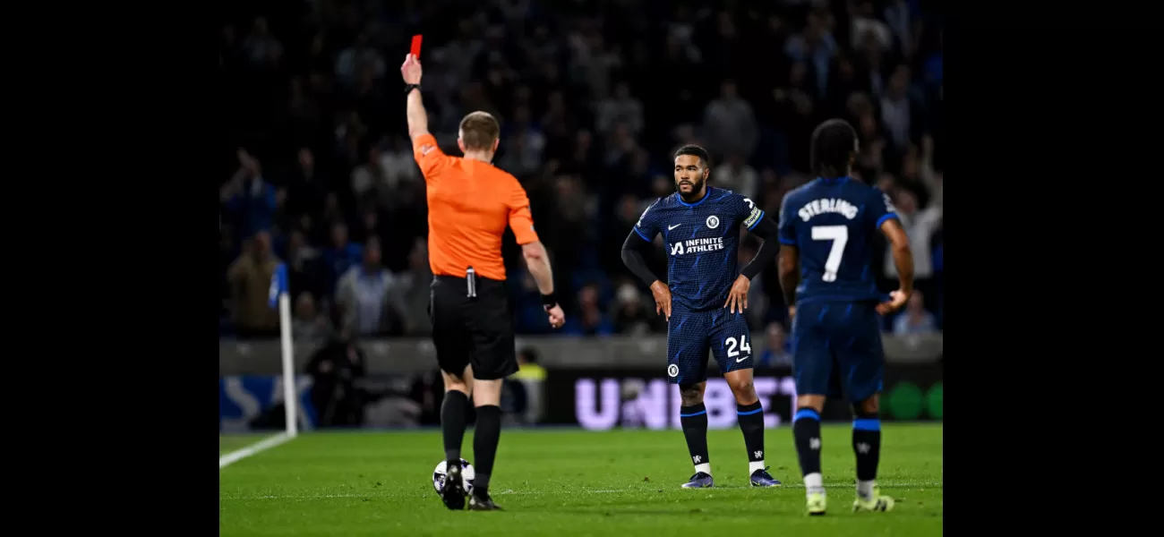 Pochettino disappointed with James' red card against Brighton.