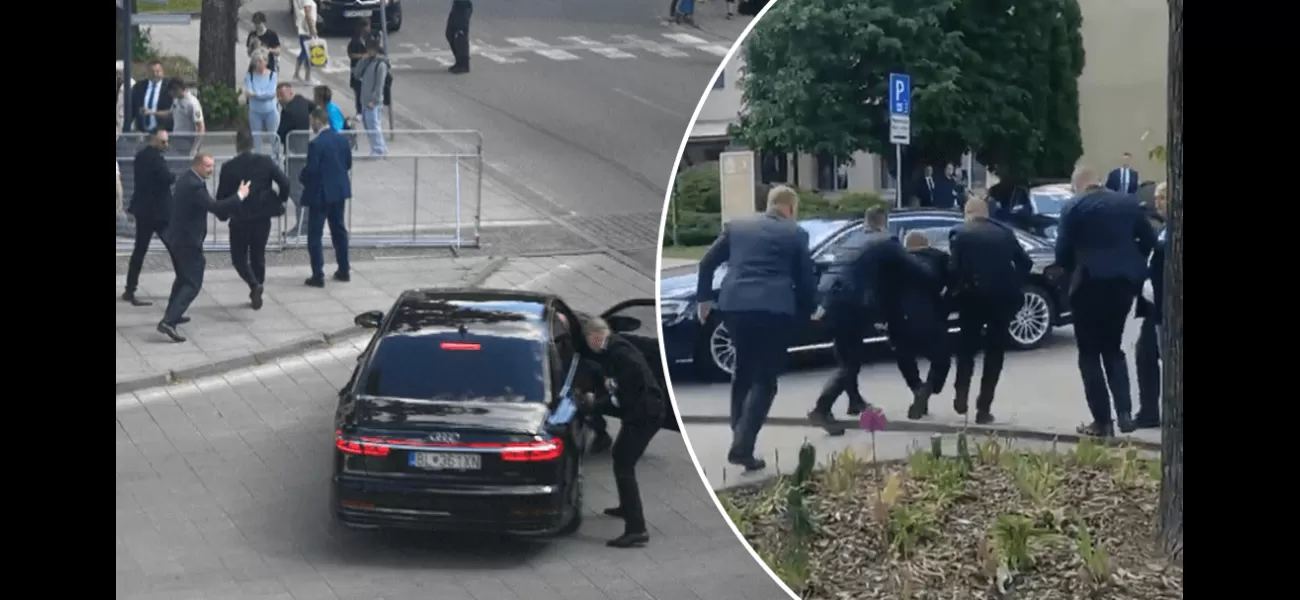 Slovakia's leader in critical condition after being shot.