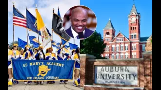 Barkley donates $1M each to St. Mary's Academy High School and Auburn University.