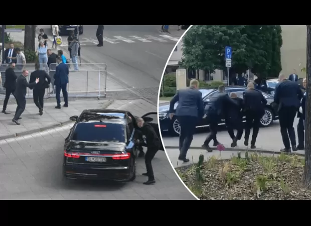 Slovakia's leader in critical condition after being shot.