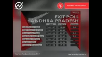 Edited graphic predicts NDA will win all seats in Andhra Assembly elections, goes viral.