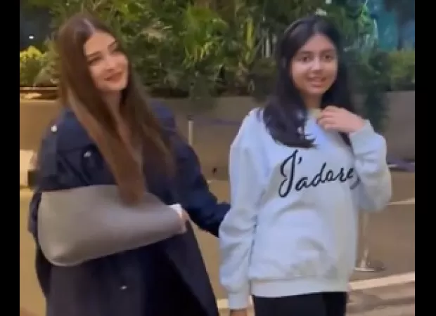 Aishwarya Rai Bachchan, who is injured, travels to Cannes with her daughter Aaradhya.