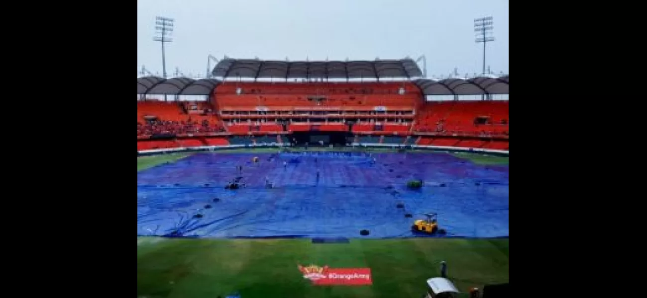 SRH advances to IPL playoffs due to rain canceling match with GT.