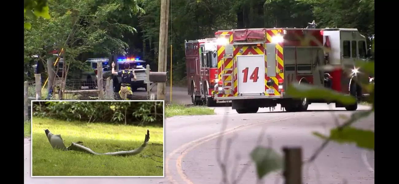 Three people die in mid-air explosion as debris goes everywhere