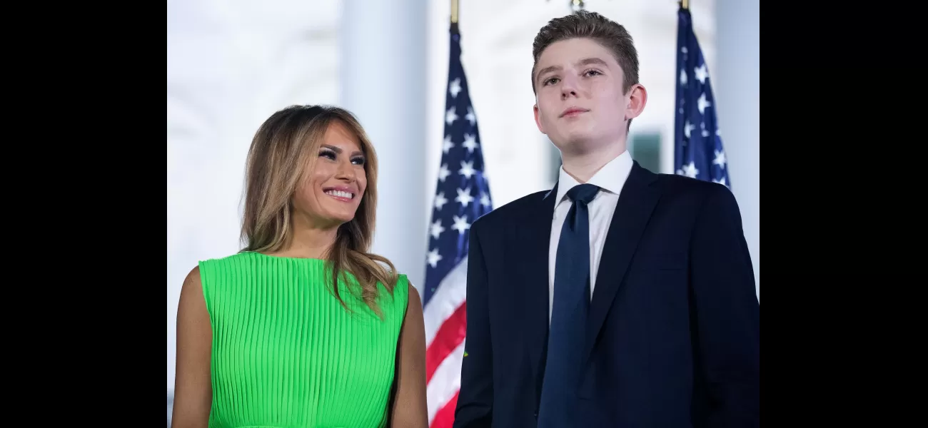 Melania is very involved in Barron's life and will make decisions about his future after he graduates.