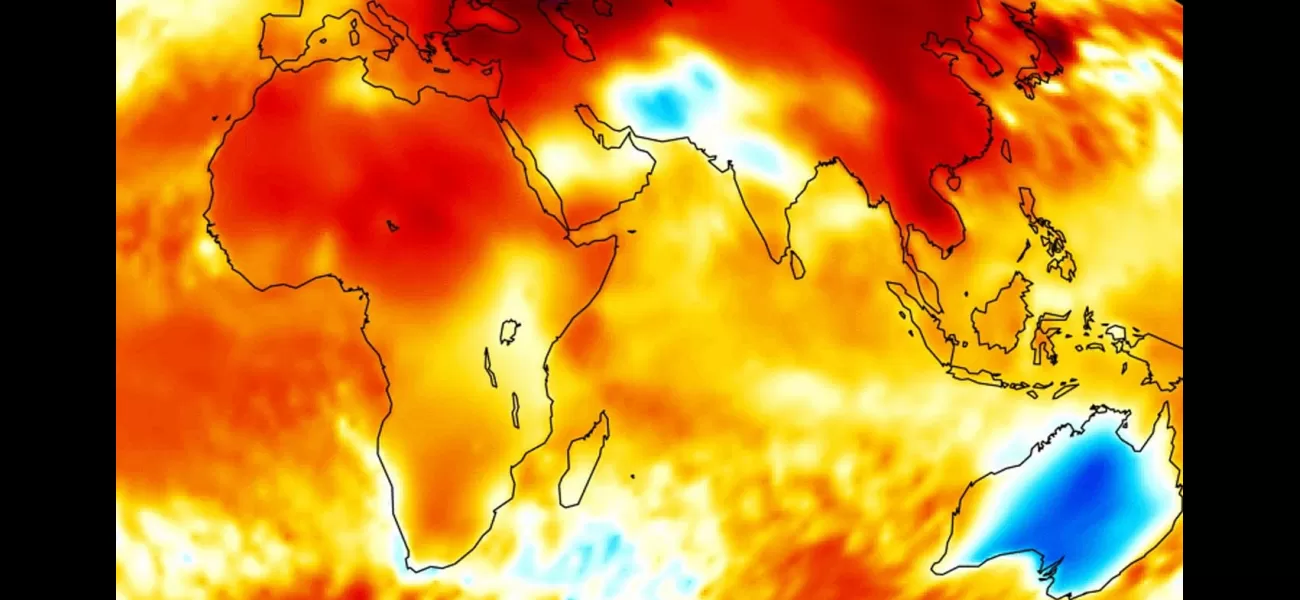 Australia is a cold spot on a planet experiencing its hottest temperatures ever recorded.