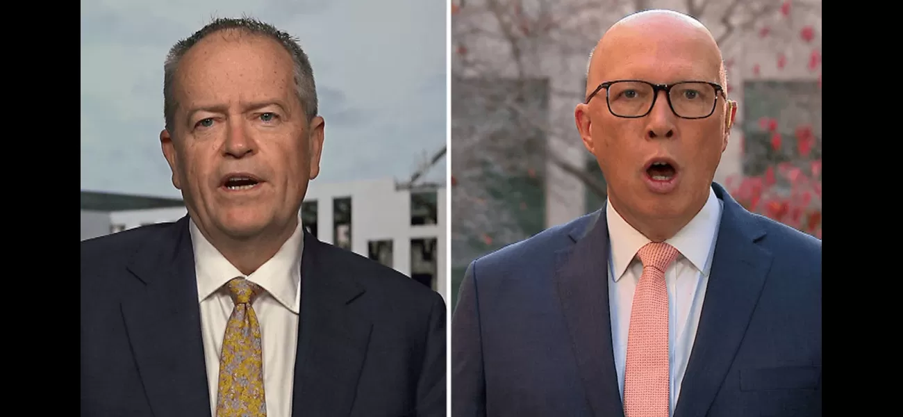 Shorter budget reply sparks disagreement between Shorten and Dutton.