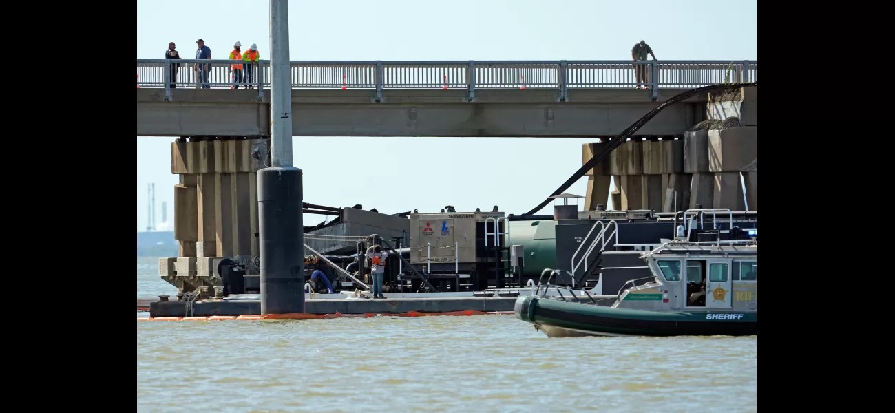 Coast Guard reports possible 2,000 gallon oil spill from Texas barge crash.