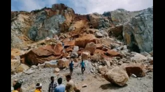 A fatal accident in Odisha's Jajpur district as a quarry collapsed, leaving one dead and three others trapped.