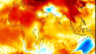 Australia is a cold spot on a planet experiencing its hottest temperatures ever recorded.