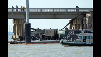 Coast Guard reports possible 2,000 gallon oil spill from Texas barge crash.