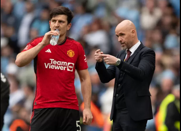 Maguire from Manchester United disagrees with ten Hag on getting rid of VAR by video review.