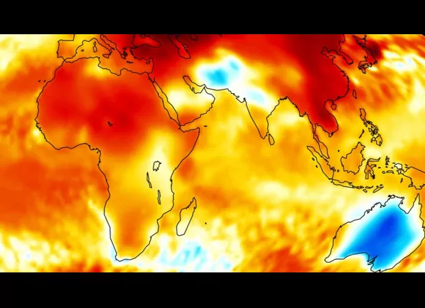 Australia is a cold spot on a planet experiencing its hottest temperatures ever recorded.