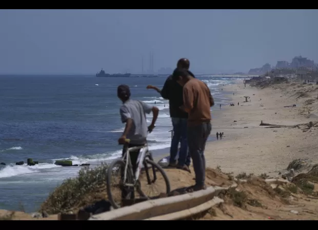 The US announces that the Gaza pier is finished and assistance will be distributed shortly.