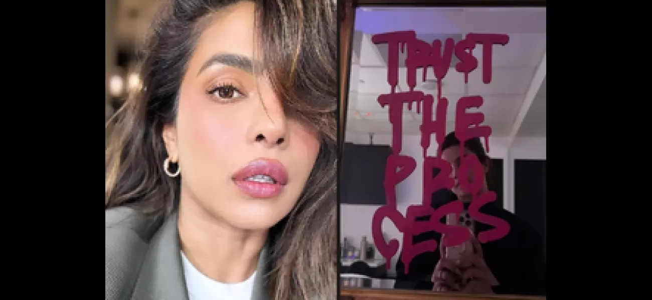 Priyanka Chopra advises to trust the process for a successful Friday.