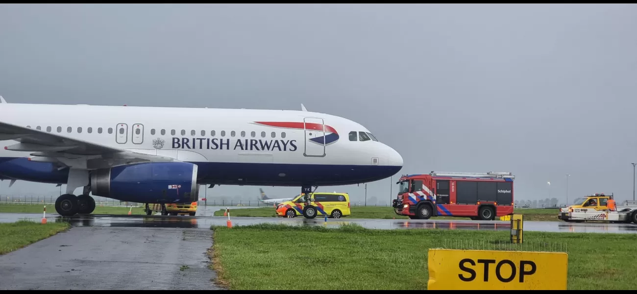 A British Airways flight was forced to land urgently when the cockpit became filled with smoke.