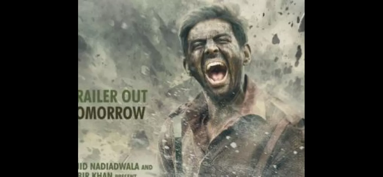 Actor Kartik Aaryan shares a proud moment from his latest film, a war sequence called 'Chandu Champion'.