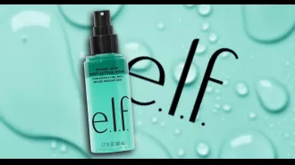 We tried the new e.l.f. setting spray that is praised as 
