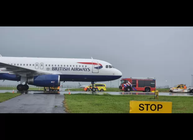 A British Airways flight was forced to land urgently when the cockpit became filled with smoke.