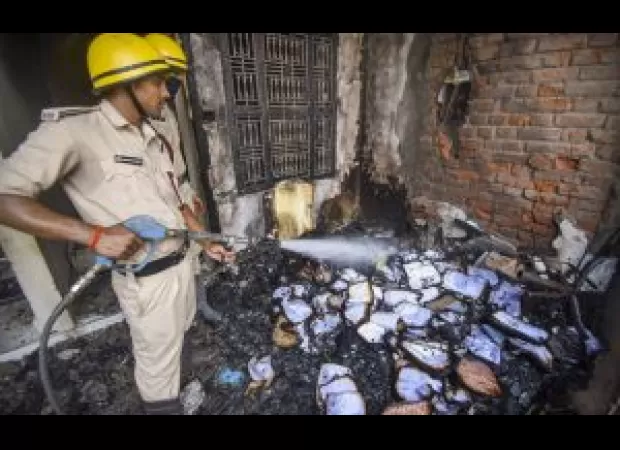 A school in Patna was burned by a group of people after a young student's lifeless body was discovered on the premises.