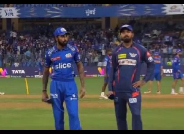 Mumbai Indians choose to bowl first against Laugfs Super Giants and Arjun replaces Bumrah in the team.