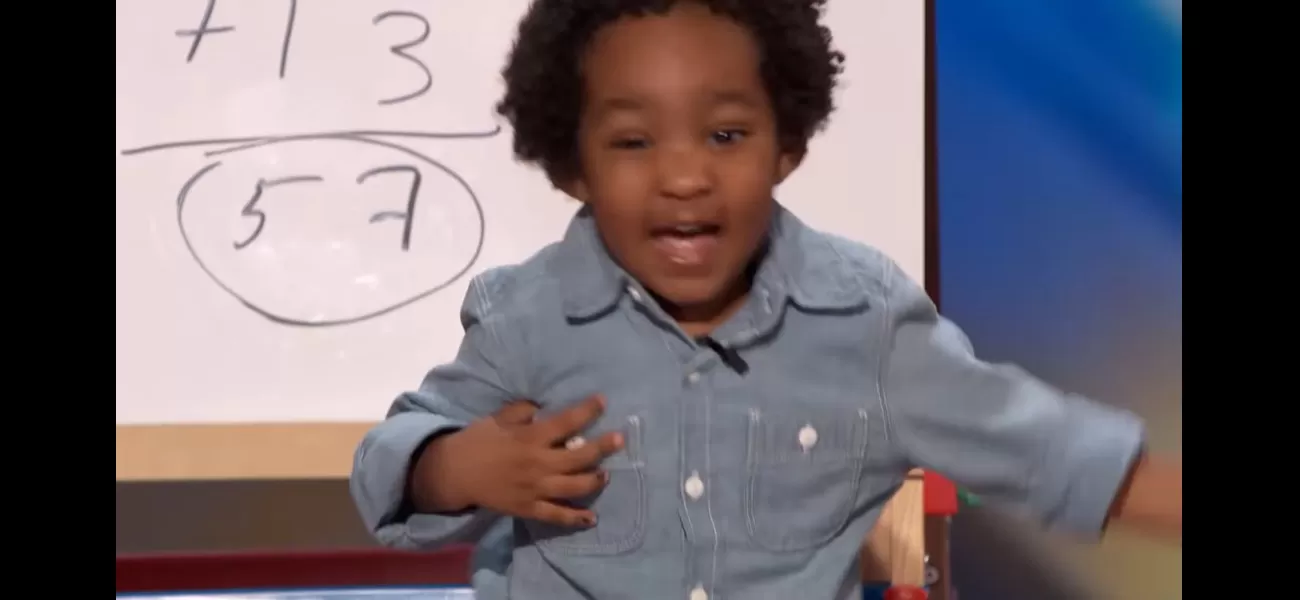2-year-old prodigy wows America's Got Talent judges with math skills.