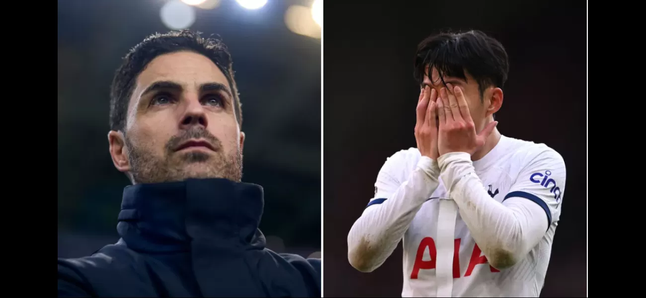 Arteta believes Manchester City's failure to sign Son Heung-min will ultimately hinder their chances of winning the Premier League.