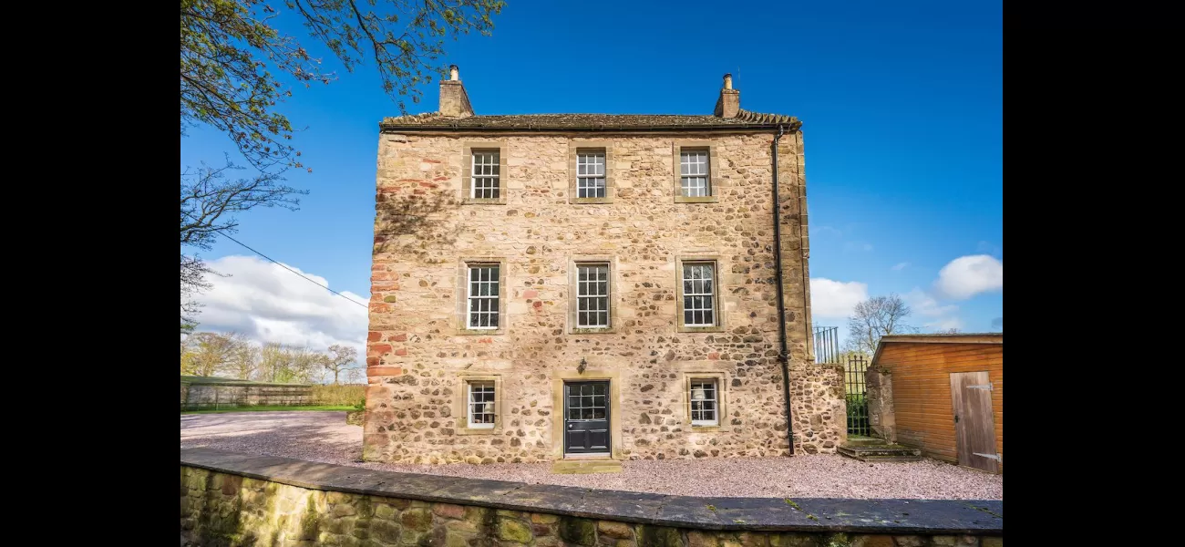 Historic Purves Hall, including a 17th-century Peel tower, is up for sale.