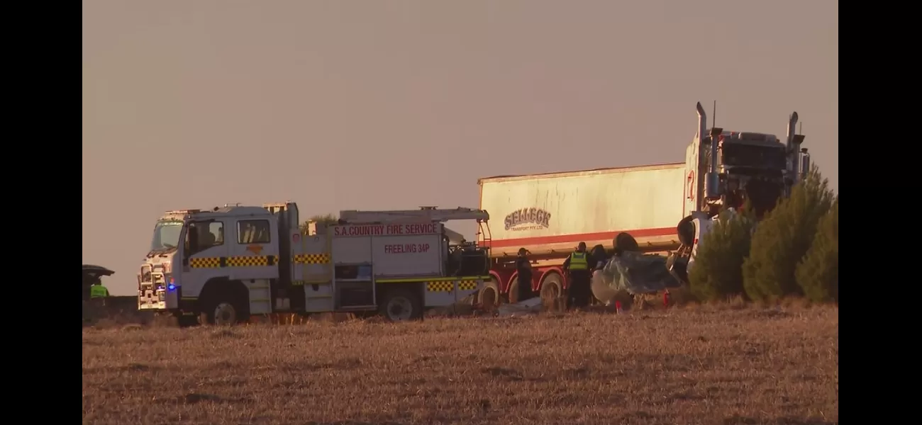 Two fatalities in South Australia collision involving truck.