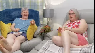 Viewers of Gogglebox are disgusted by a couple's behavior on camera.