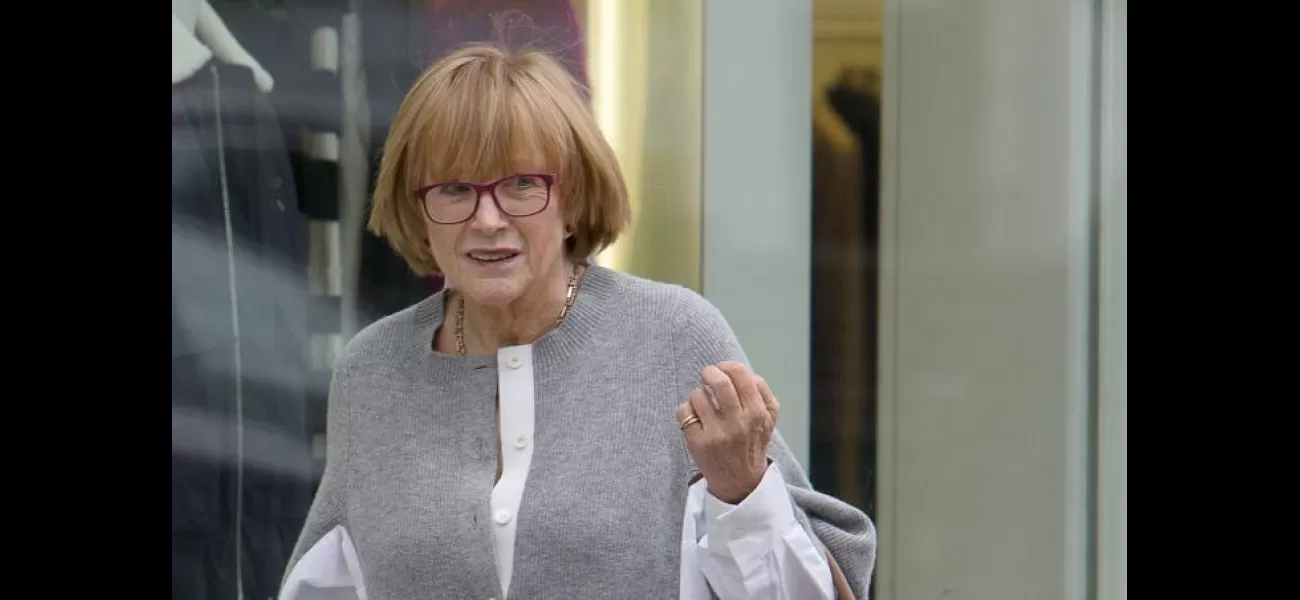 Anne Robinson, a 79-year-old TV presenter, acknowledges her relationship with the 84-year-old ex-husband of the Queen in a serious seven-word reply.