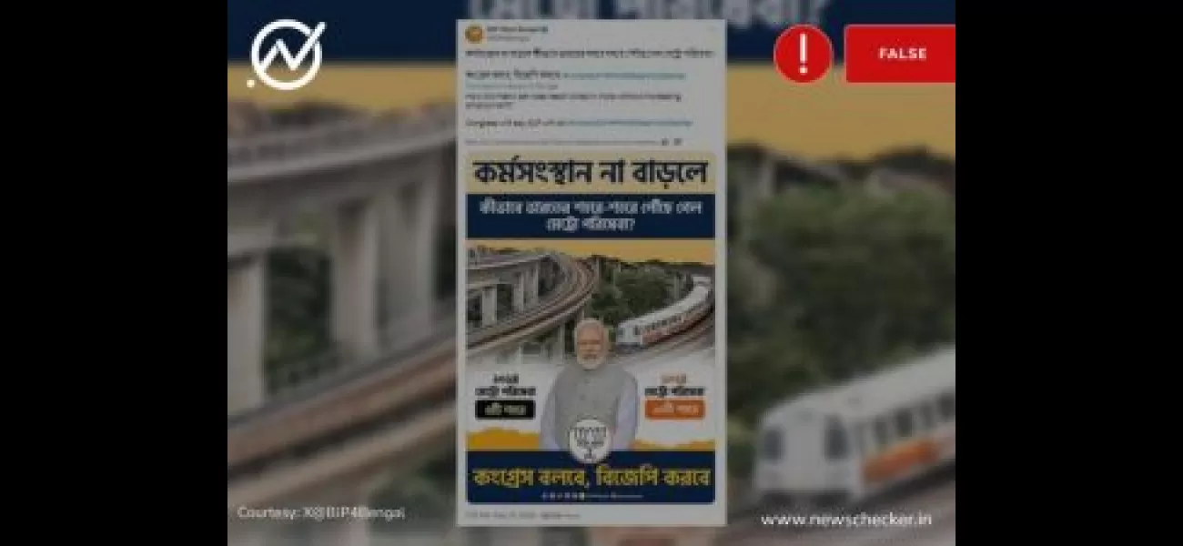 BJP celebrates PM Modi's role in developing metro connectivity with a poster featuring a photo of Singapore's metro.