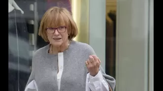 Anne Robinson, a 79-year-old TV presenter, acknowledges her relationship with the 84-year-old ex-husband of the Queen in a serious seven-word reply.