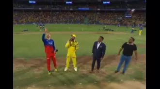CSK chooses to field after winning coin toss against RCB.