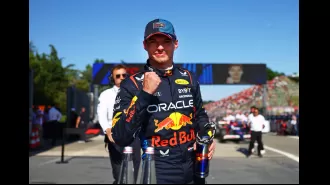 Red Bull's Max Verstappen matches record for most pole positions in Formula 1, securing top spot for Emilia Romagna Grand Prix.