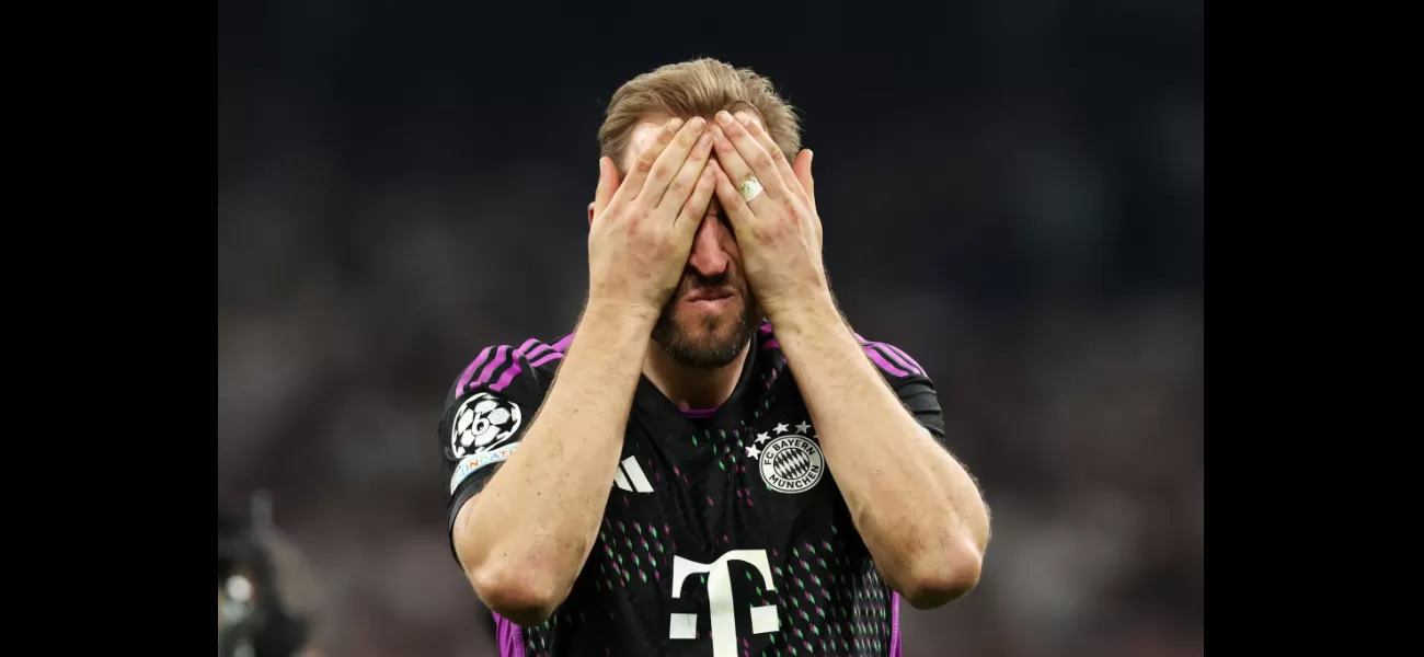 Arsenal supporters mock Harry Kane as Bayern Munich place third in Bundesliga following loss on last day.