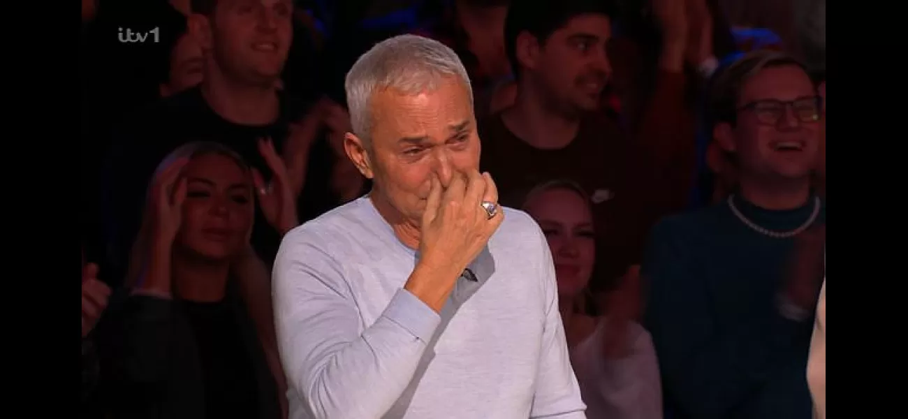 A judge on Britain's Got Talent was moved to tears by a dance act that received the Golden Buzzer, understanding the difficulty of their performance.