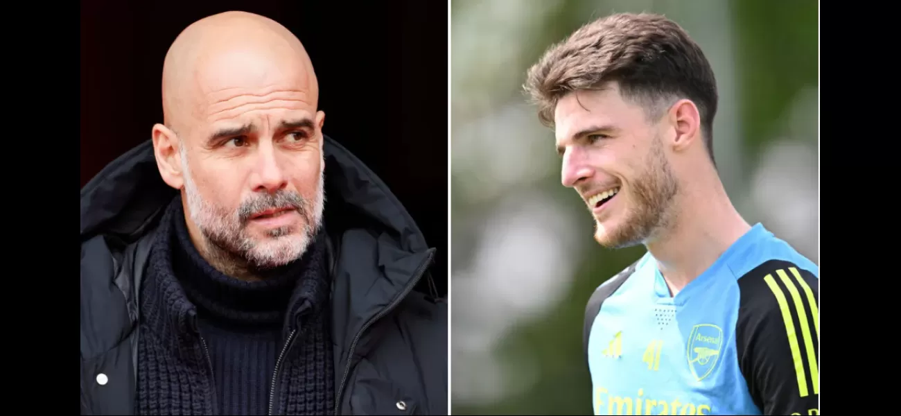 Declan Rice, an Arsenal player, has been communicating with his West Ham teammates before the important game against Manchester City.