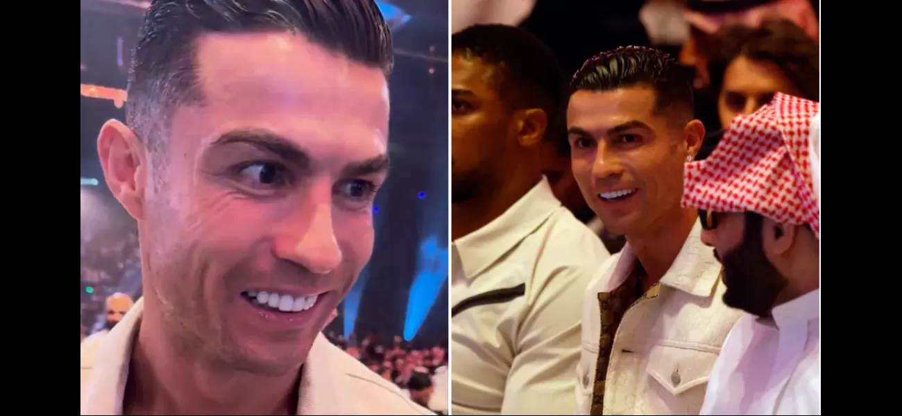 Ronaldo predicts Premier League winner at Fury fight.