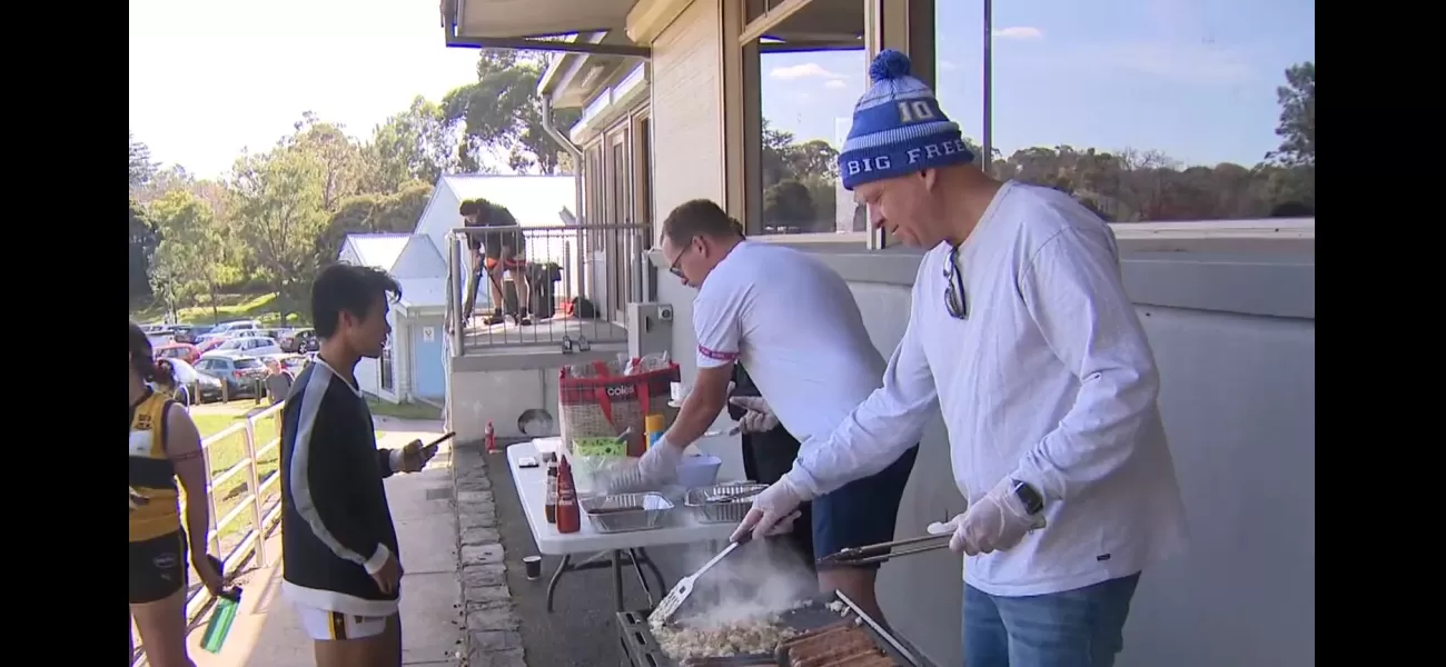 Mom wants football team to have vegan BBQ after game.