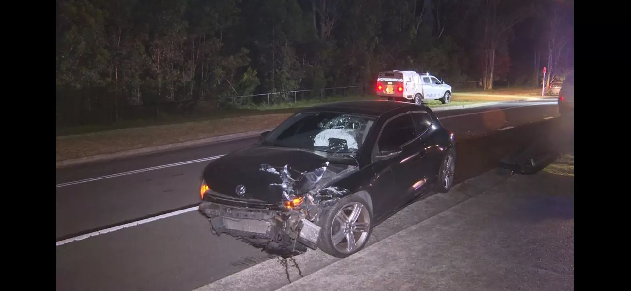 Two individuals hurt after collision in the south-western area of Sydney.