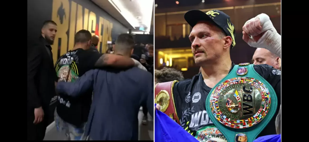 Usyk hospitalized with serious injury after defeating Fury