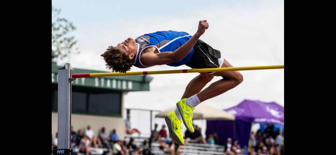Scottie Vines, a top high jumper from De Beque, wins third state title to cap off high school career.
